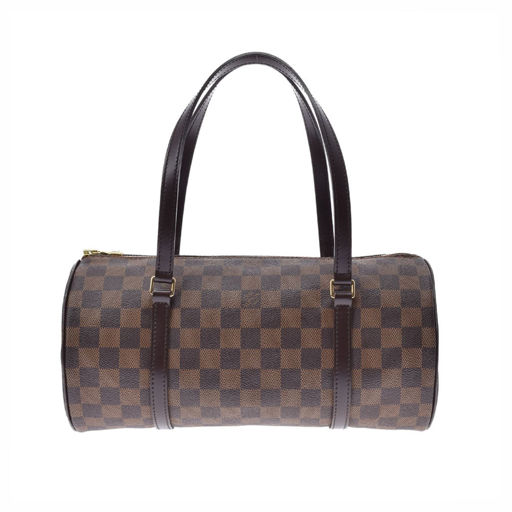 LOUIS VUITTON ルイヴィトン ダミエ パピヨンGM ブラウン N51303 レディース ダミエキャンバス ハンドバッグ 新同 中古 