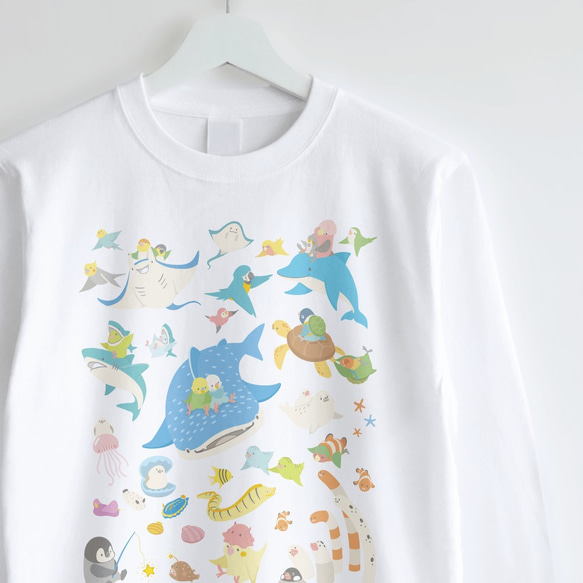 長袖Tシャツ（BIRDAQUARIUM）