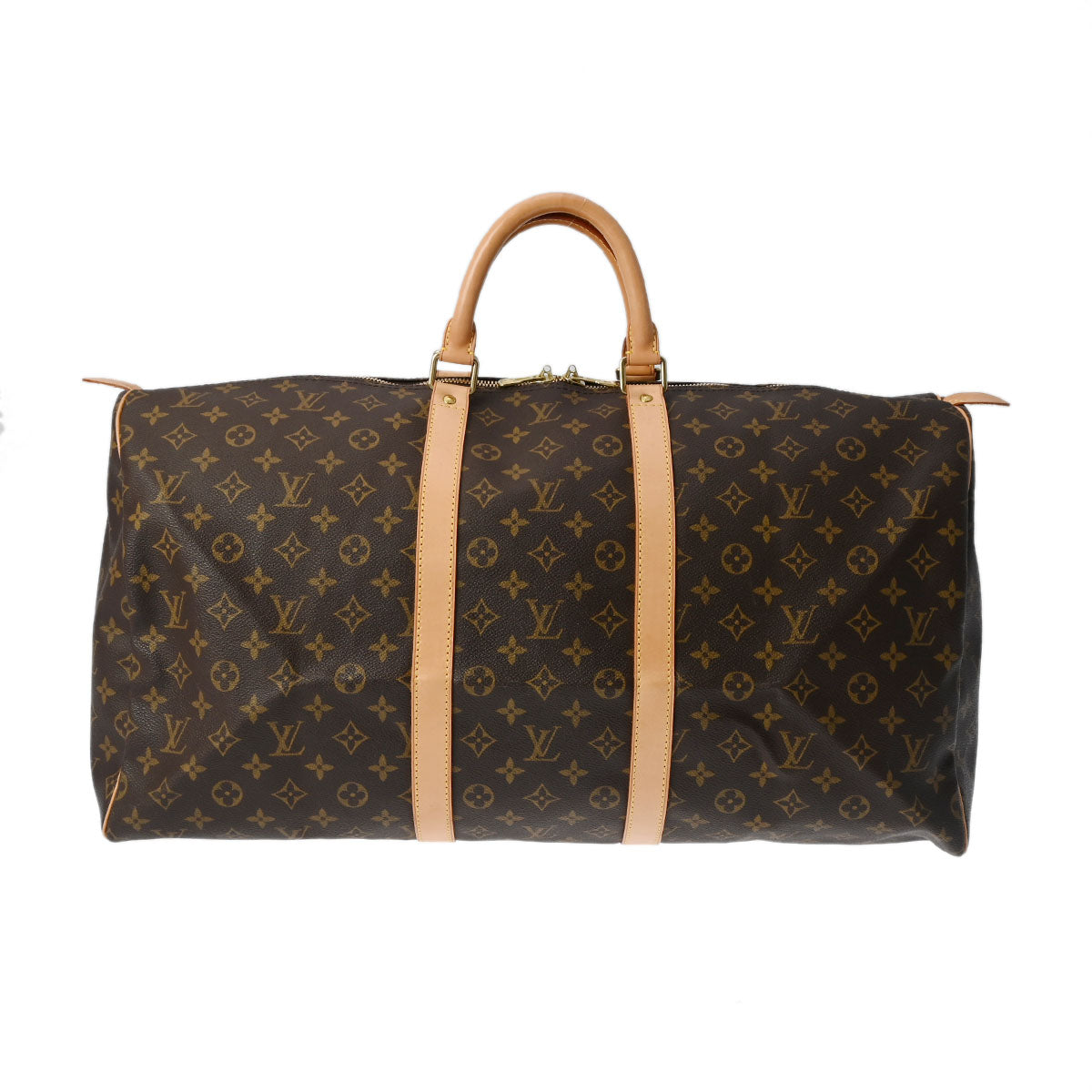 LOUIS VUITTON ルイヴィトン モノグラム キーポル 55 ブラウン M41424 ユニセックス モノグラムキャンバス ボストンバッグ ABランク 中古 