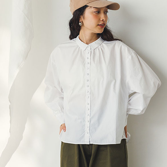 BROAD CLOTH BUTTON IPPAI L/S SHIRT（ブロード ボタンいっぱいシャツ）C2262