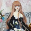 BJD 1/3 1/4  1/6人形 ドール用ウィッグ カツラ 耐熱 ハンドメイドzxww-31