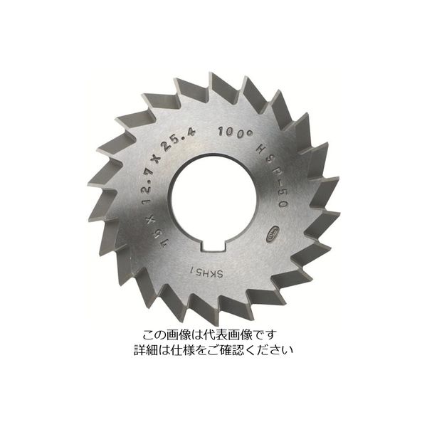 フクダ精工 FKD ダブルアングルカッター60°x100x25.4 WAC-60x100x25.4