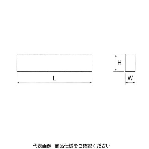 高周波精密 ヒラバイト 3/8X5/8 SKH4