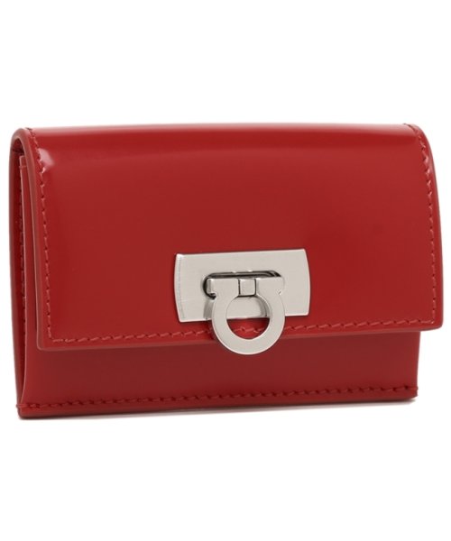 フェラガモ カードケース ワンダ レッド レディース Salvatore Ferragamo 220435 RED