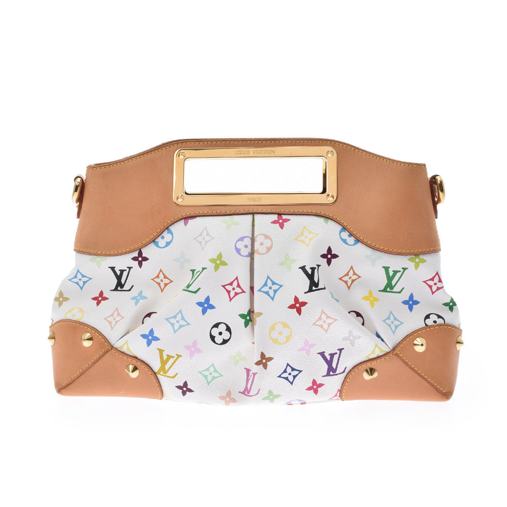 LOUIS VUITTON ルイヴィトン マルチカラー ジュディPM 2WAY ブロン ゴールド金具 M40257 レディース モノグラムマルチカラー ハンドバッグ ABランク 中古 