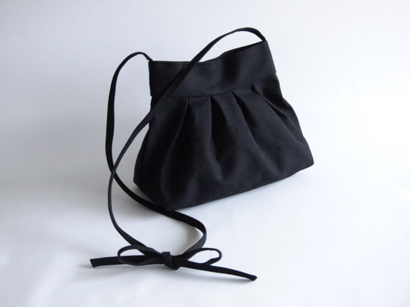 【受注制作】帆布 POTTERI BAG KURO