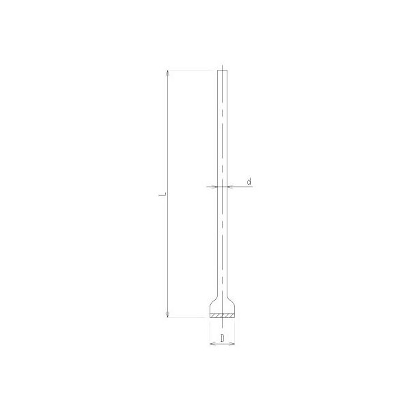 旭製作所 ろ過板付きガス噴射管(直管) 3904-30/4 1個 63-2587-65（直送品）