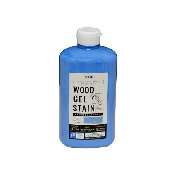 アサヒペン 水性WOODジェルステイン 700ml チョークブルー FC727PJ