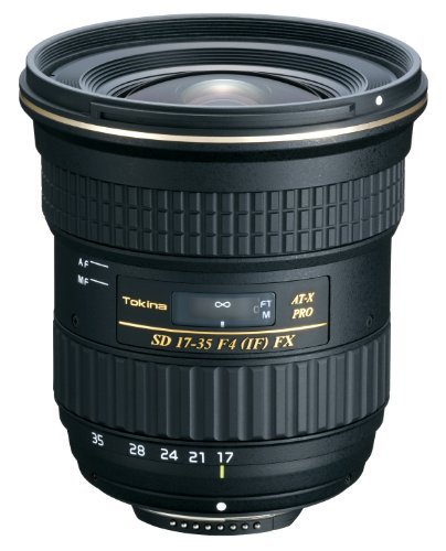 Tokina 超広角ズームレンズ AT-X 17-35 PRO FX 17-35mm F4 (IF) ASPHERICAL キヤノン用 フルサイズ対応【中古品】