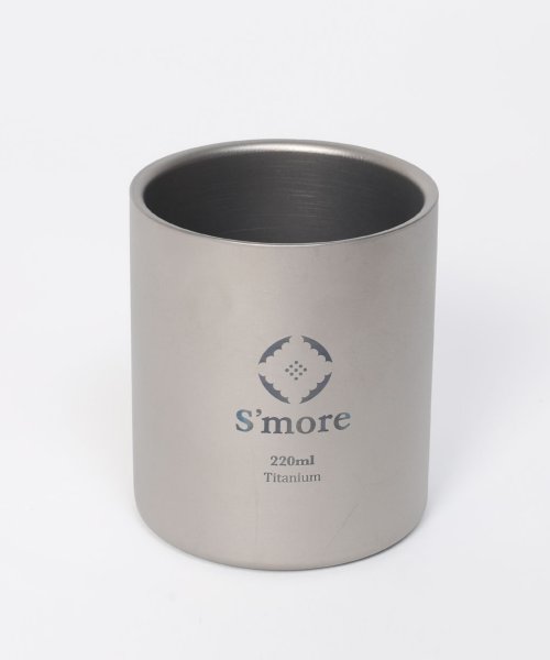 Smore /Titanium cup double 220ml◆チタンカップ 220