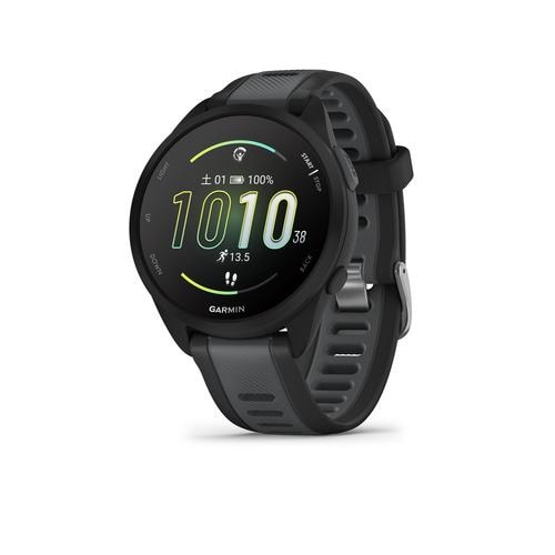 GARMIN 010-02863-80 Forerunner 165 BlackGray スマートウォッチ 心拍計 GPS Suica ランニング トライアスロン 血中酸素 AMOLED