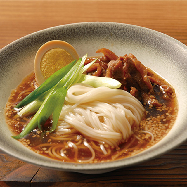 三輪そうめん小西 つけ麺つゆで食べる三輪素麺