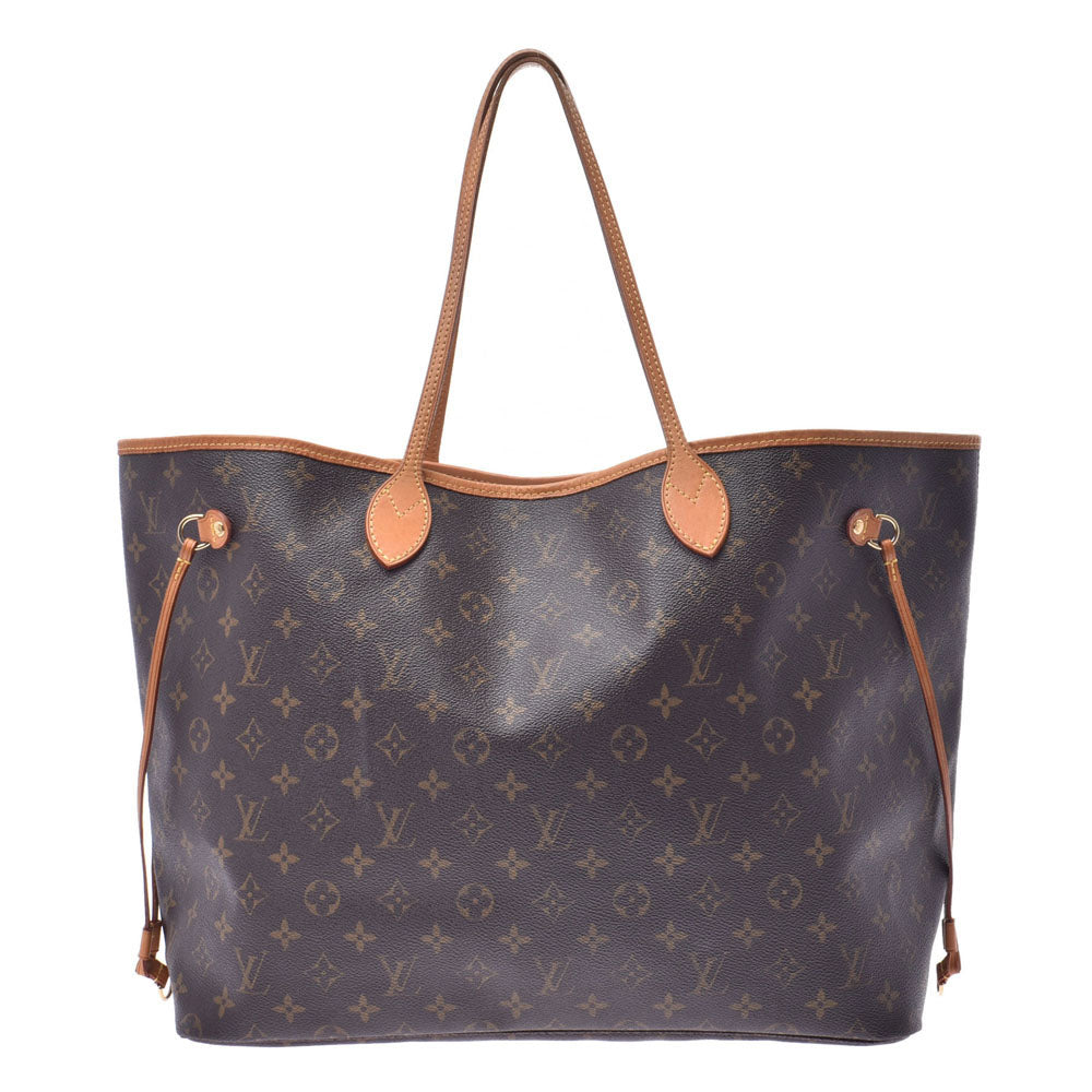 LOUIS VUITTON ルイヴィトン モノグラム ネヴァーフルGM ブラウン M40157 ユニセックス トートバッグ Bランク 中古 