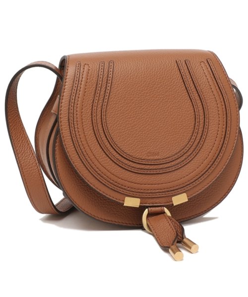 クロエ ショルダーバッグ マーシー サドルバッグ ブラウン レディース CHLOE CHC22AS680I31 25M MARCIE TAN