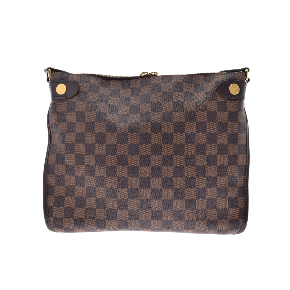 【コストコ お買い得】LOUIS VUITTON ルイヴィトン ダミエ ドゥオモ ブラウン N41425 ユニセックス ダミエキャンバス ショルダーバッグ ABランク 中古 _画像1