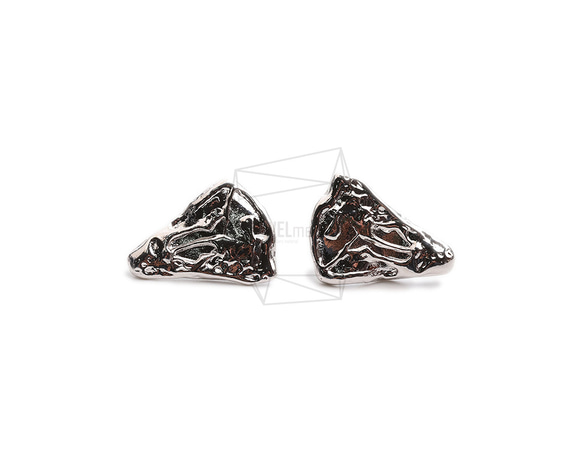 ERG-2268-R【2個入り】トライアングルピアス/Triangle Post Earring/16.5mm X 22