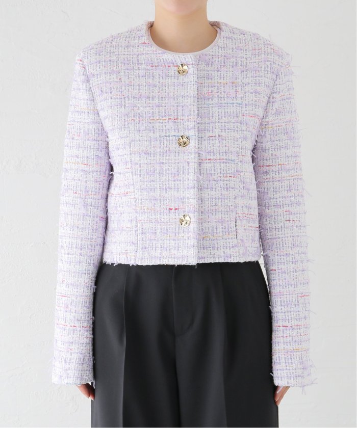 イエナ/NINA RICCI/ニナ リッチ PASTEL TWEED SH JK 24PCVE0 ･･･