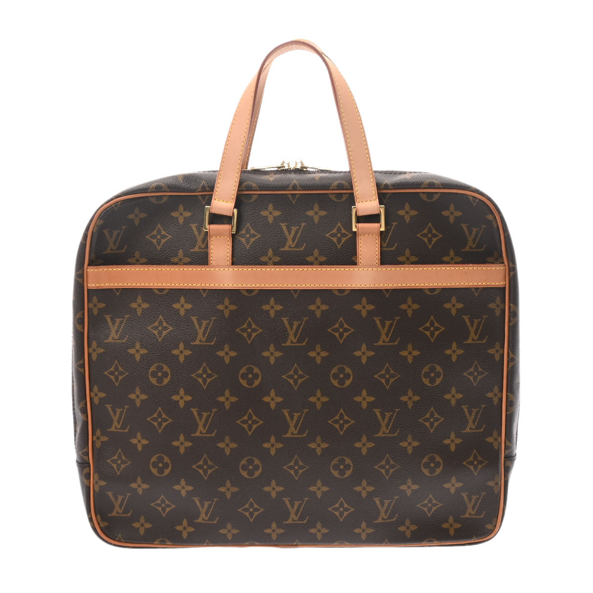 LOUIS VUITTON ルイヴィトン モノグラム ポルトドキュマンペガス ブラウン M53343 メンズ モノグラムキャンバス ビジネスバッグ ABランク 中古 