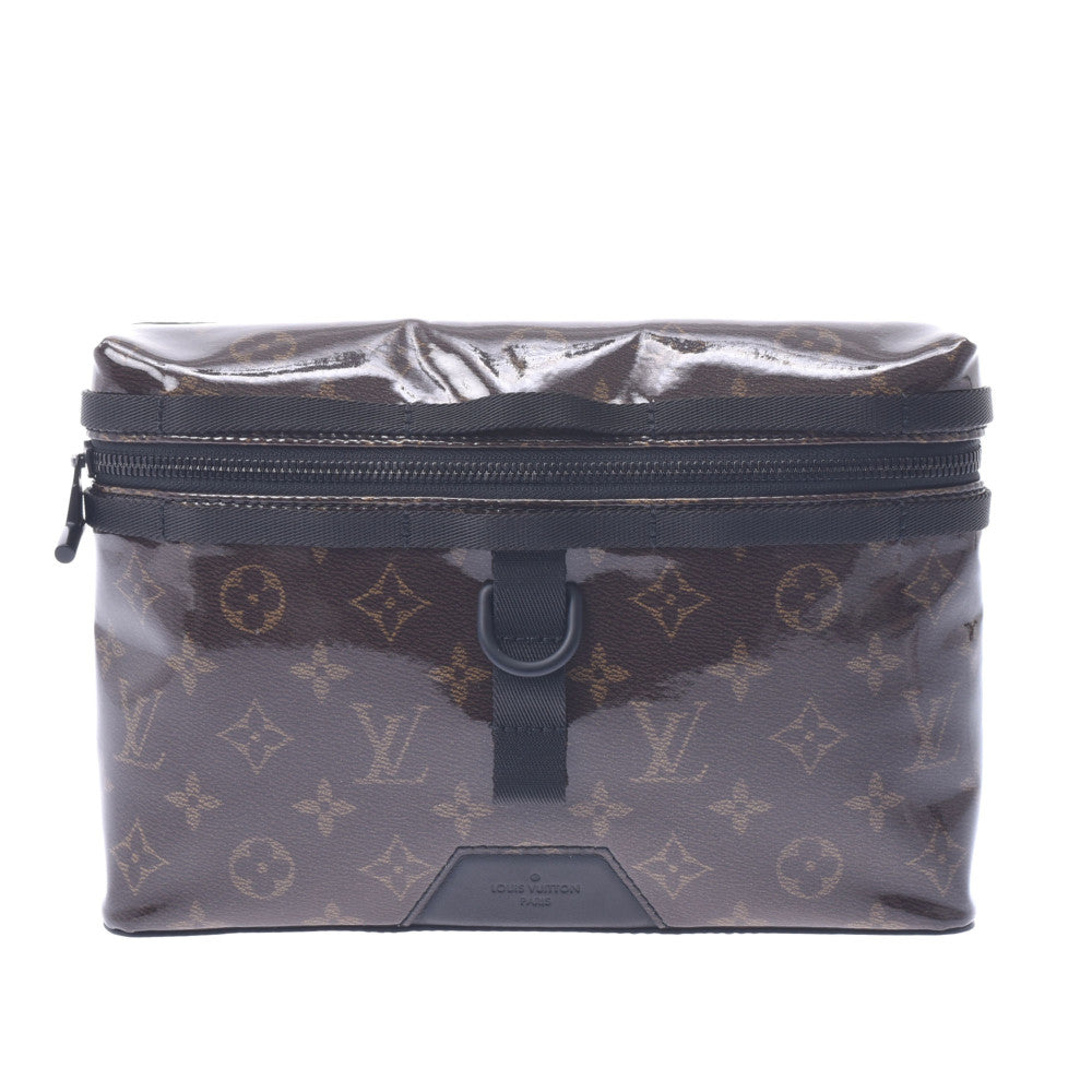 LOUIS VUITTON ルイヴィトン モノグラム グレーズ メッセンジャーPM ブラウン/黒 M43895 メンズ ショルダーバッグ 新同 中古 