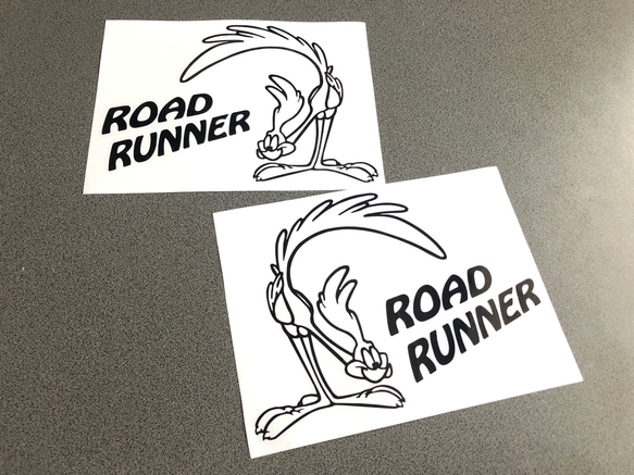 ロードランナー  road runner 文字 ステッカー お得2枚セット【カラー選択可】  送料無料♪