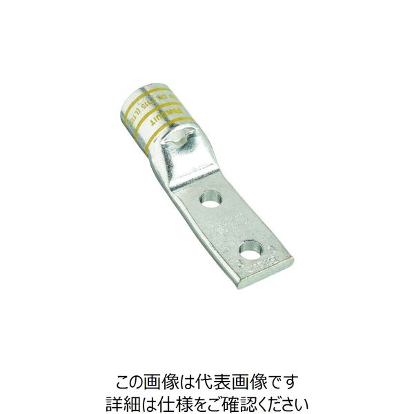 銅製圧縮端子 2穴 幅細取付板 電線サイズ 7777 kcmil 取付穴サイズ 127mm LCDXN750-12-3 158-6790（直送品）