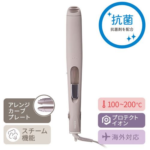 テスコム TS850A-C プロテクトイオンスチームヘアーアイロン elims est クレイベージュ