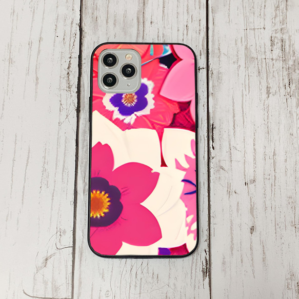 iphonecase4-3_8 iphone 強化ガラス お花(ic) アイフォン iface ケース