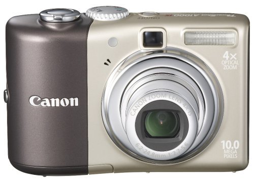 Canon デジタルカメラ PowerShot (パワーショット) A1000 IS ブラウン A1000IS(BW)【中古品】