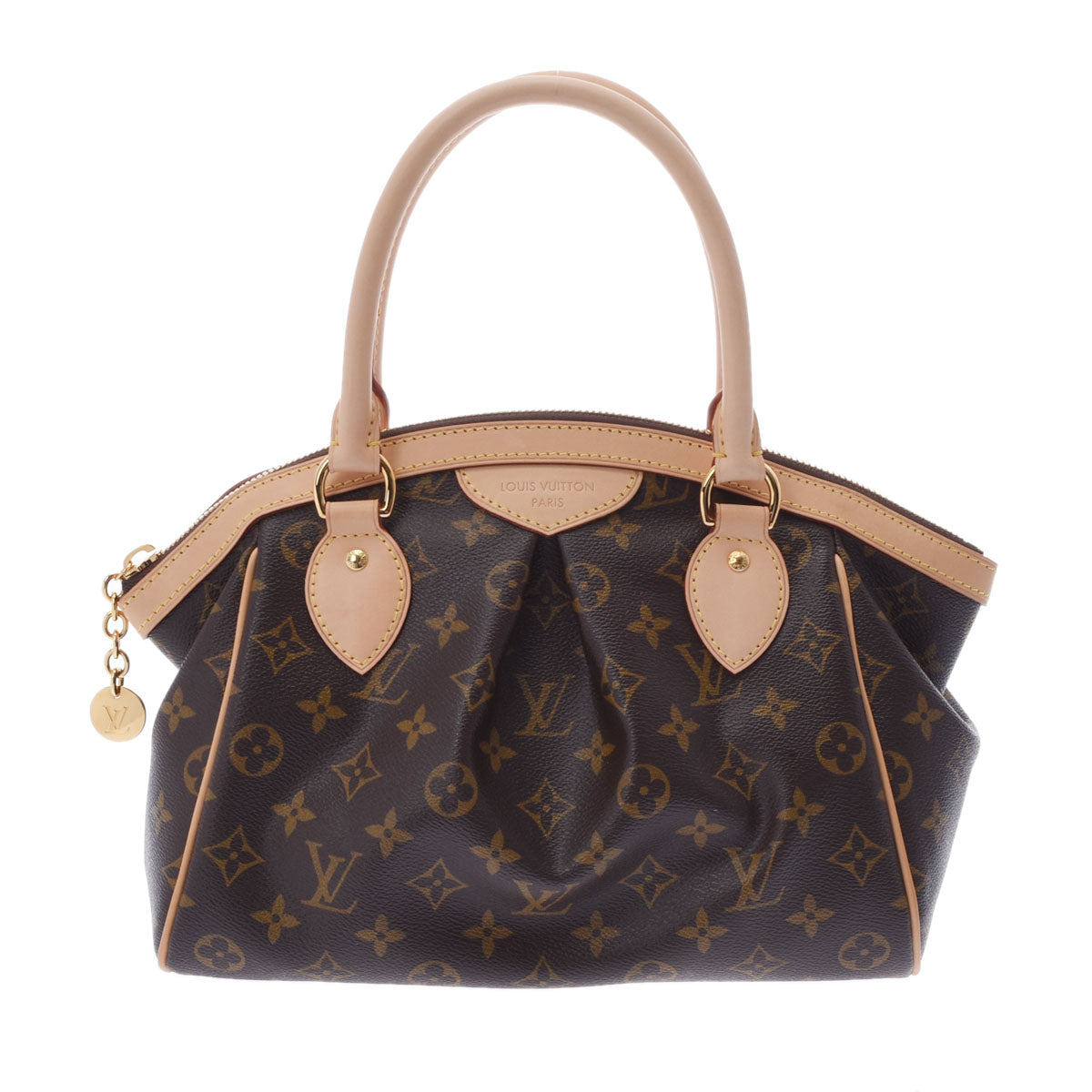 LOUIS VUITTON ルイヴィトン モノグラム ティヴォリ PM ブラウン M40143 レディース モノグラムキャンバス ハンドバッグ Aランク 中古 