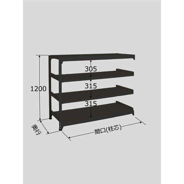 サカエ ラークラック(ブラック/150kg/高さ1200/連結) RLK-8344R 1台（直送品）