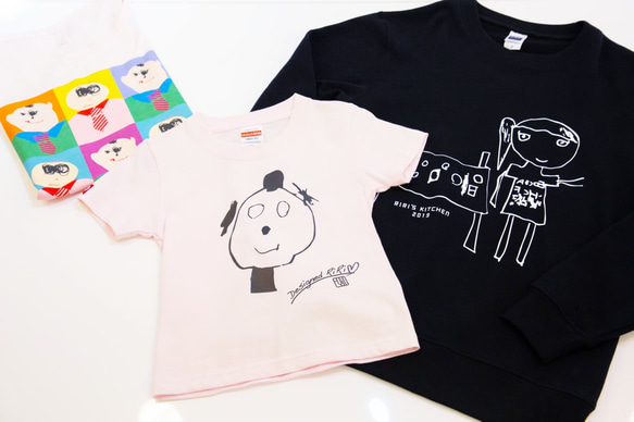 お絵描きをTシャツに、画伯Tシャツ