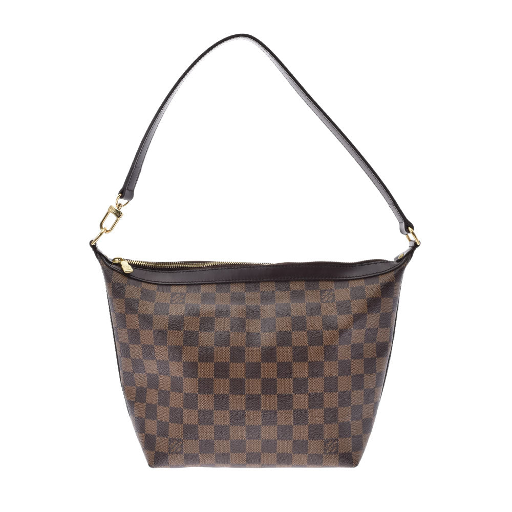 LOUIS VUITTON ルイヴィトン ダミエ イロヴォMM ブラウン N51995 レディース ダミエキャンバス ハンドバッグ Aランク 中古 