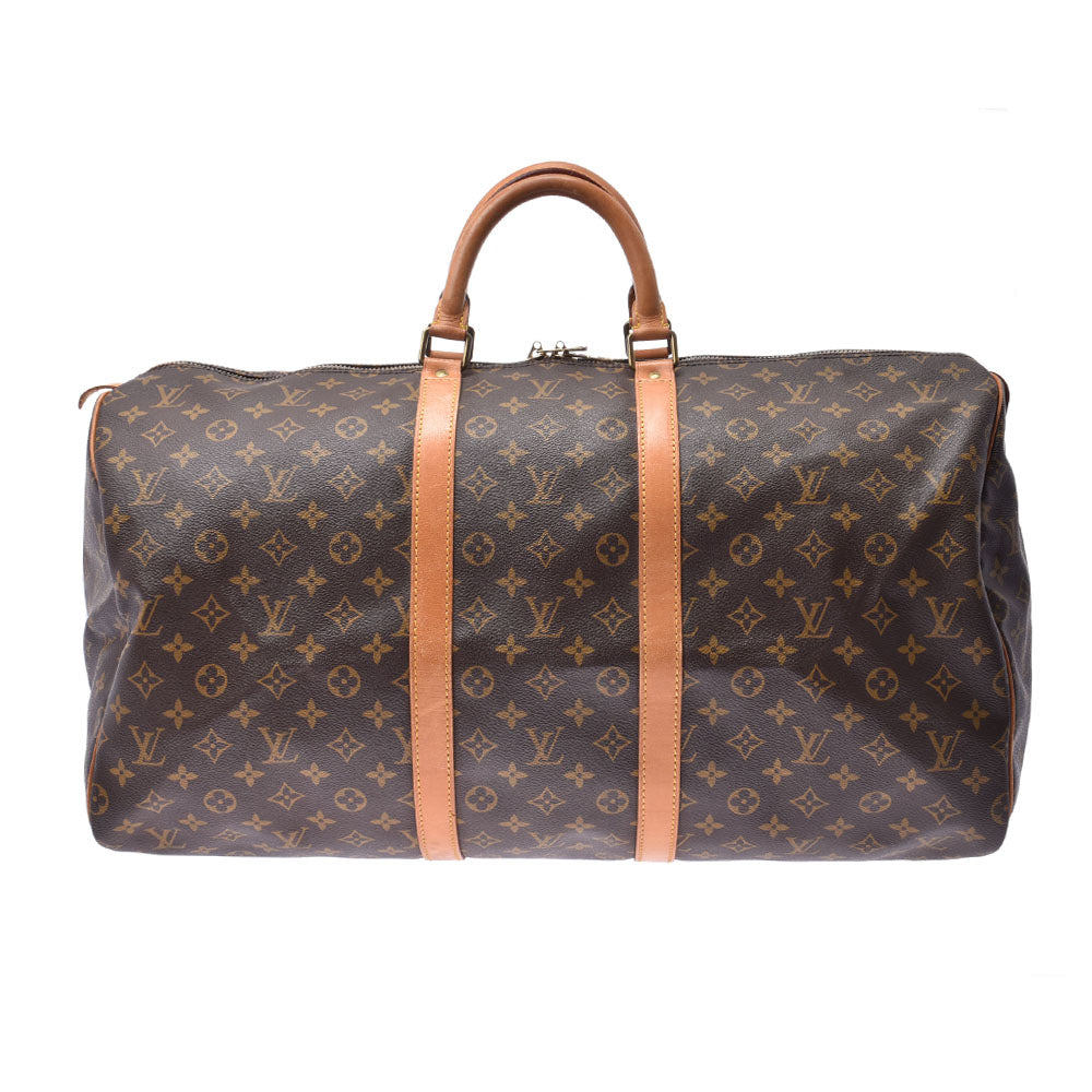 LOUIS VUITTON ルイヴィトン モノグラム キーポル55 M41424 ユニセックス モノグラムキャンバス ボストンバッグ Bランク 中古 