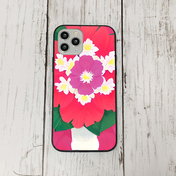 iphonecase4-9_40 iphone 強化ガラス お花(ic) アイフォン iface ケース