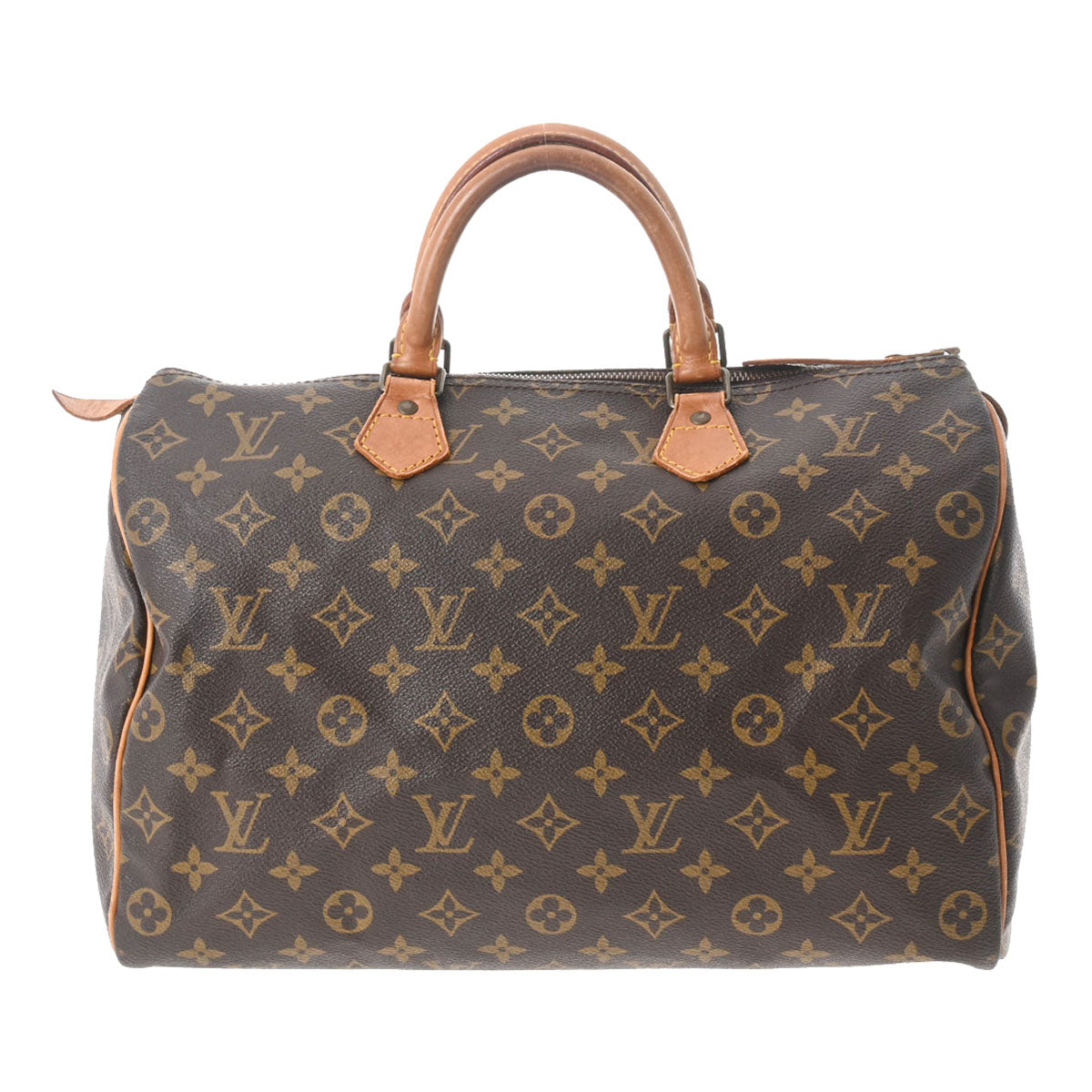 【年末の贈り物】LOUIS VUITTON ルイヴィトン モノグラム スピーディ35 ブラウン M41524 レディース モノグラムキャンバス ハンドバッグ Bランク 中古 