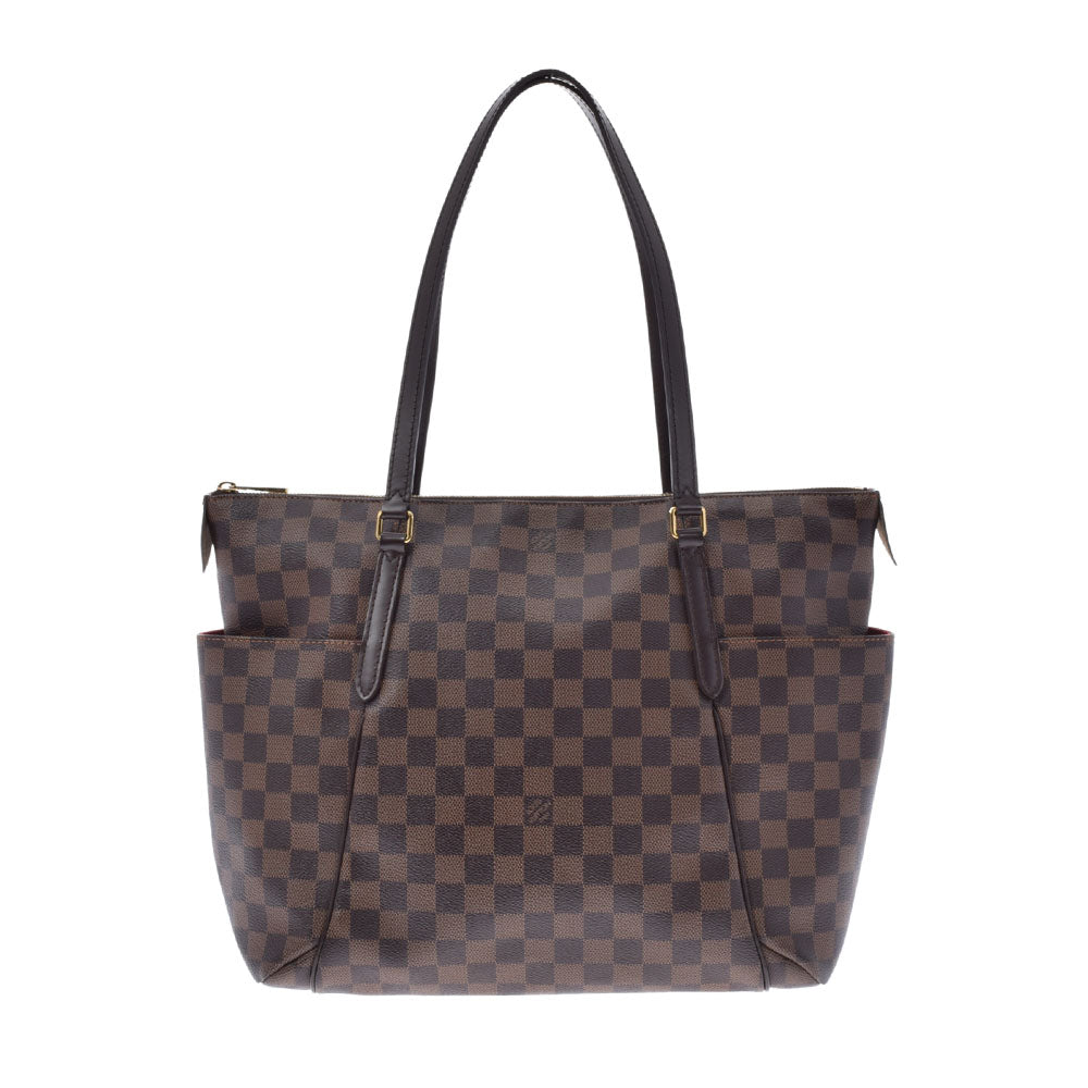 LOUIS VUITTON ルイヴィトン ダミエ トータリーMM ブラウン N41281 ユニセックス ダミエキャンバス トートバッグ Aランク 中古 