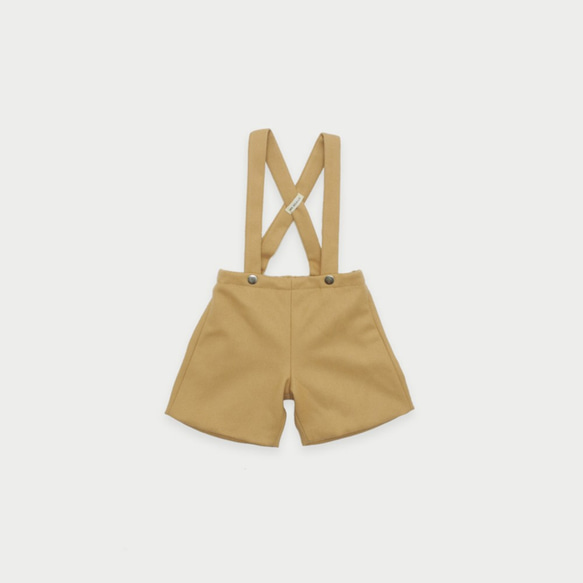 Wool Overall Shorts