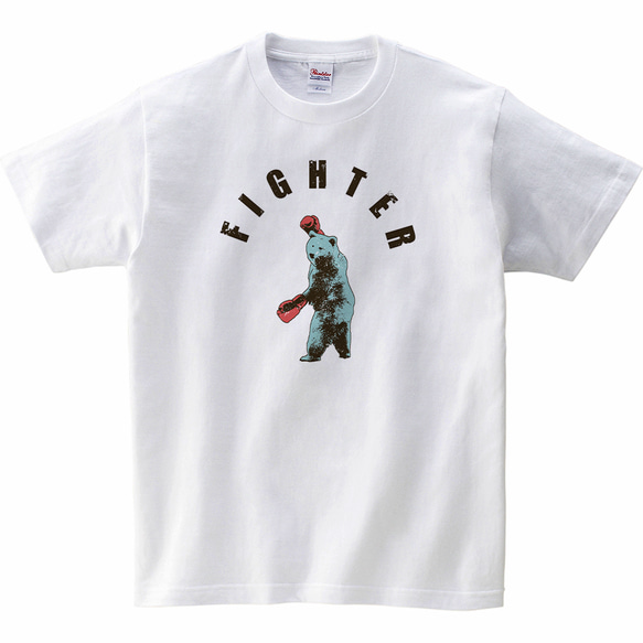 [キッズTシャツ] Fighting bear