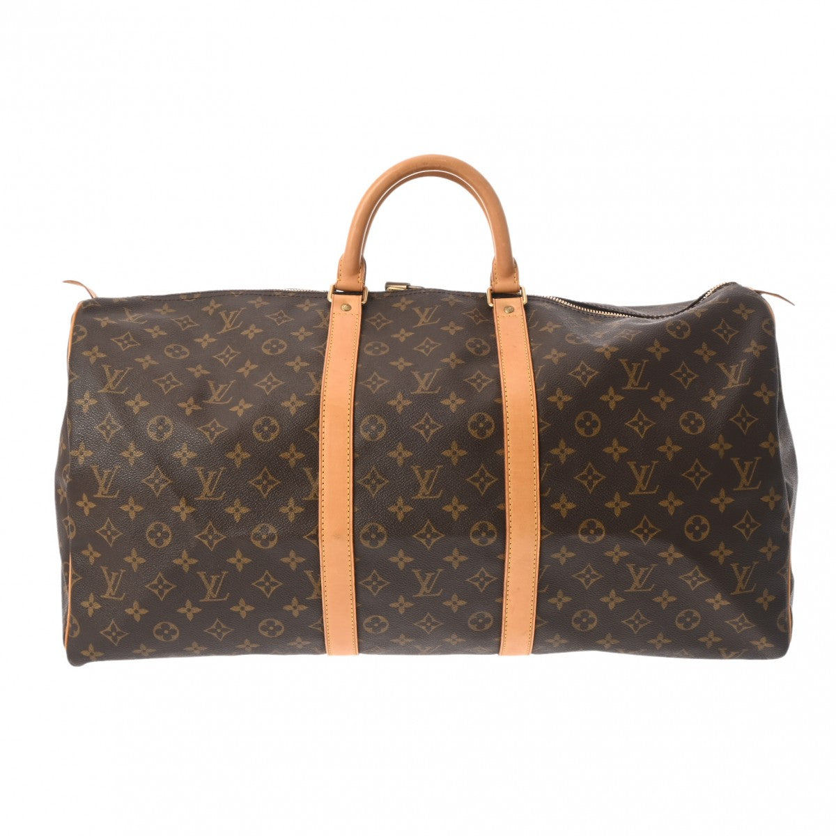 LOUIS VUITTON ルイヴィトン モノグラム キーポル 55 ブラウン M41424 ユニセックス モノグラムキャンバス ボストンバッグ Bランク 中古 