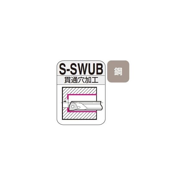 住友電工ハードメタル　SEC-ボーリングバイト　S-SWUB　貫通穴加工用