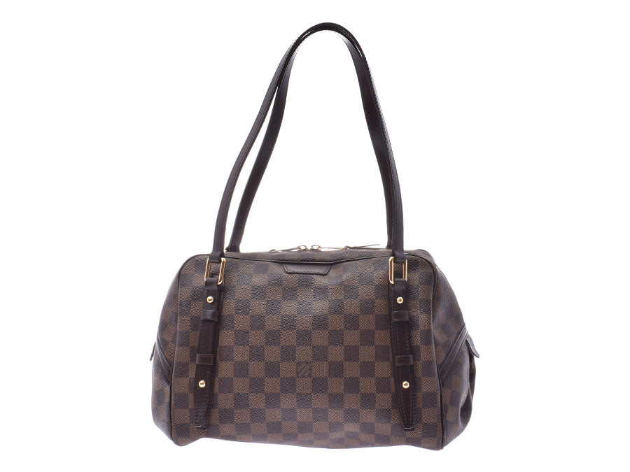 ルイヴィトン ダミエ リヴィントンGM ブラウン N41158 レディース 本革 バッグ Bランク LOUIS VUITTON 中古 