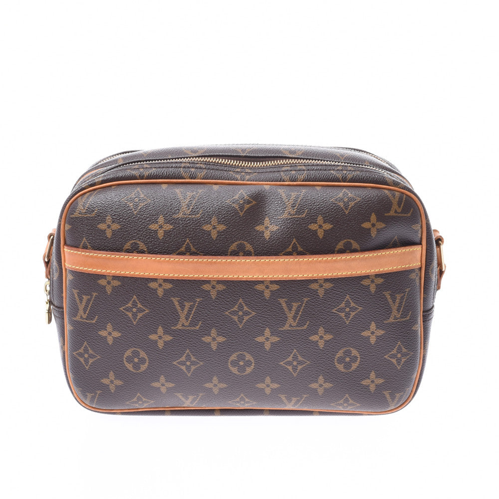 LOUIS VUITTON ルイヴィトン モノグラム リポーターPM ブラウン M45254 ユニセックス モノグラムキャンバス ショルダーバッグ Bランク 中古 