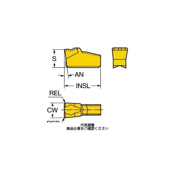 サンドビック TAカットチップ N151.2ー400ー4EH13A N151.2-400-4EH13A 1セット(10個)（直送品）