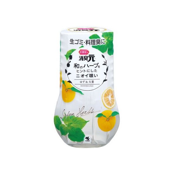 小林製薬 お部屋の消臭元和ハーブ ゆず&大葉 400mL FCT0548