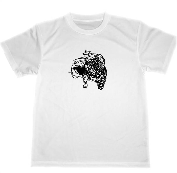 鬼　ドライ　Tシャツ　TUGE9999　オリジナル　　切り絵　モンスター　般若　妖怪