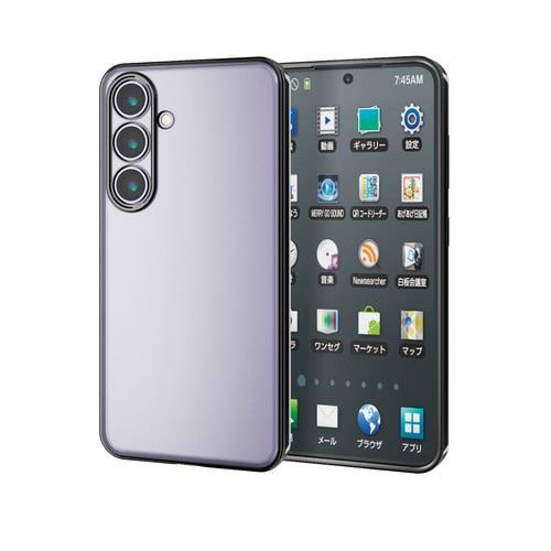 エレコム PM-G241UCTMKBK Galaxy S24 ソフトケース 極限 メタリック