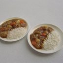 *ミニチュア*カレーライス*