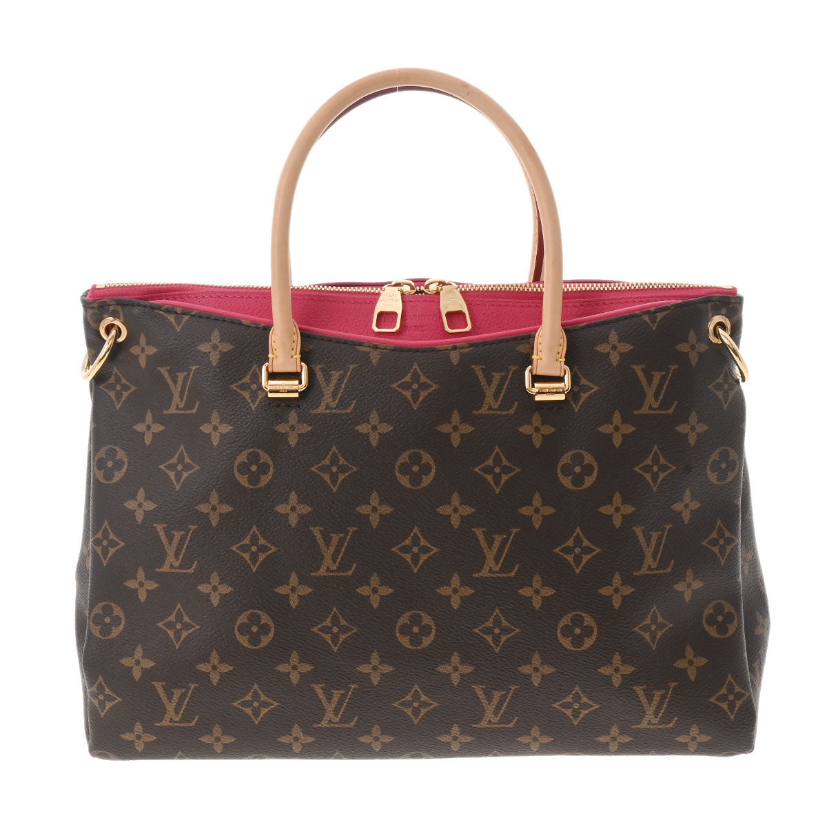 LOUIS VUITTON ルイヴィトン モノグラム パラス ローズリッチ M41147 レディース モノグラムキャンバス 2WAYバッグ Aランク 中古 