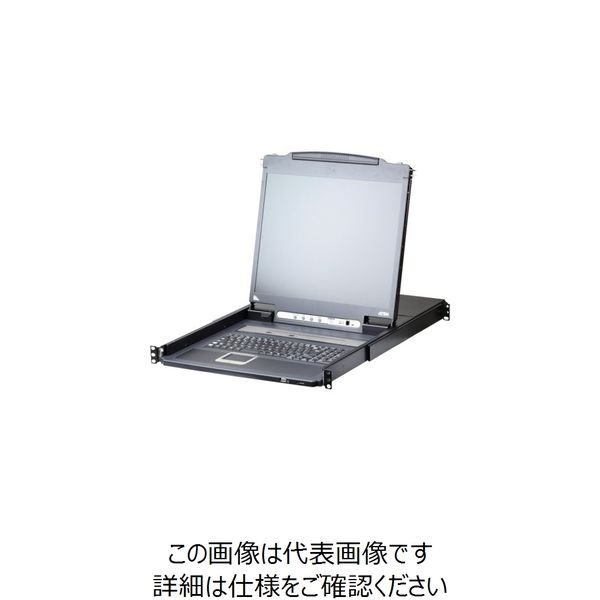 IP-KVMドロワー 16ポート/PS/2/USB/VGA LCD デイジーチェーンポート搭載、USB