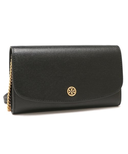 トリーバーチ 長財布 ロビンソン チェーンウォレット ブラック レディース TORY BURCH 137152 001